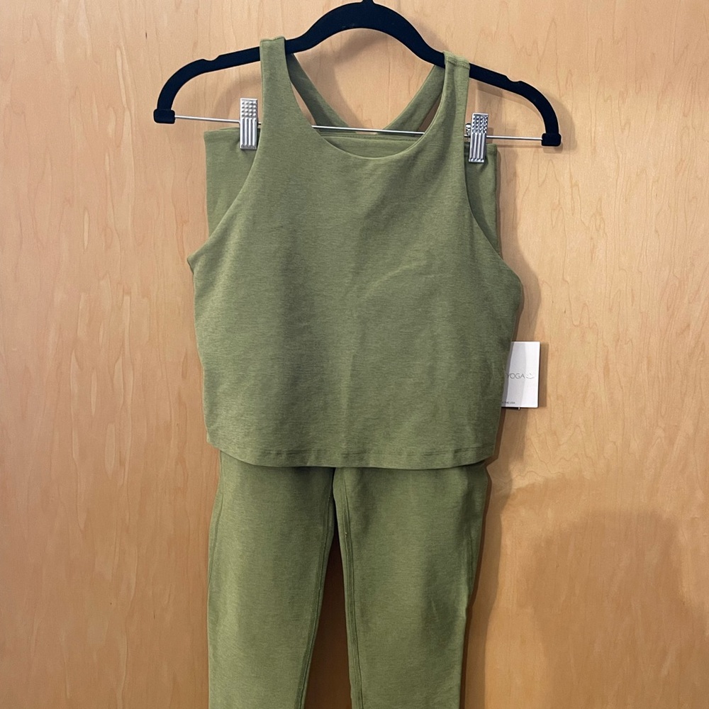 Beyond Yoga Set green M/L